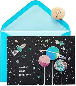 The Journey to a Spectacular Birthday with Papyrus Space Birthday Card!